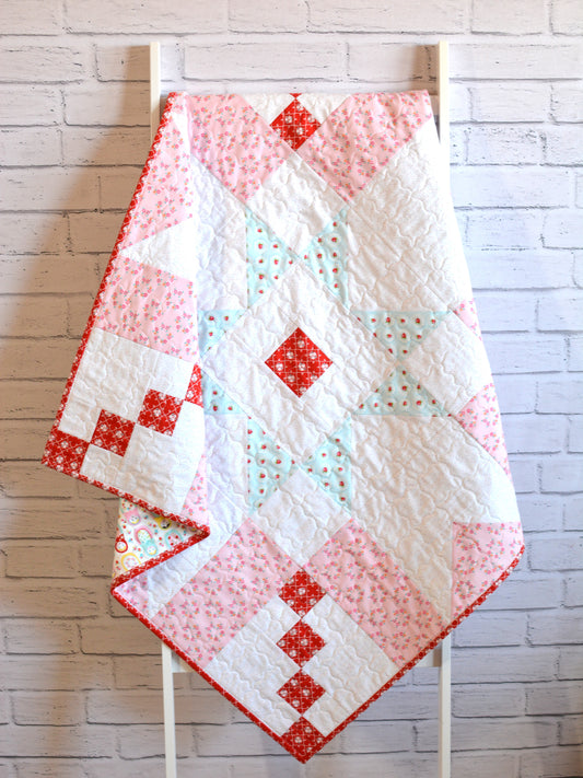 Super Star Baby Girl Quilt Kit - Market Day 36" x 36"