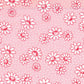 Japanese Fabric Happy Message 30's Flowers Pink