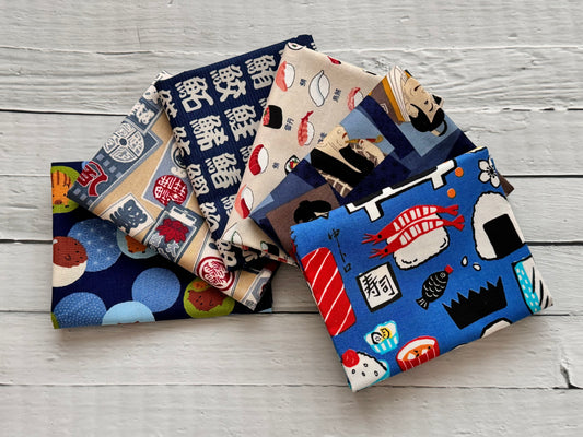 Japanese Novelty Fabric Fat Quarter Set