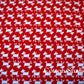 Baby Goat Red Oxford Cotton Fabric by Cosmo