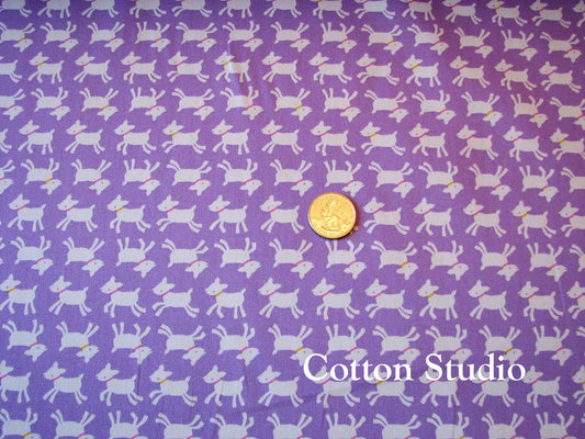 Baby Goat Lavender Oxford Cotton Fabric by Cosmo