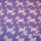 Baby Goat Lavender Oxford Cotton Fabric by Cosmo