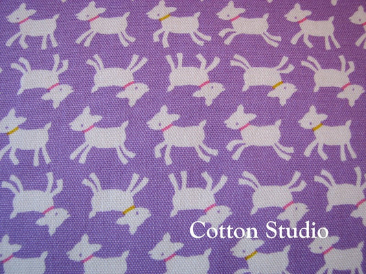 Baby Goat Lavender Oxford Cotton Fabric by Cosmo