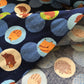 Wild Boar Print Blue Kawaii Japanese Fabric