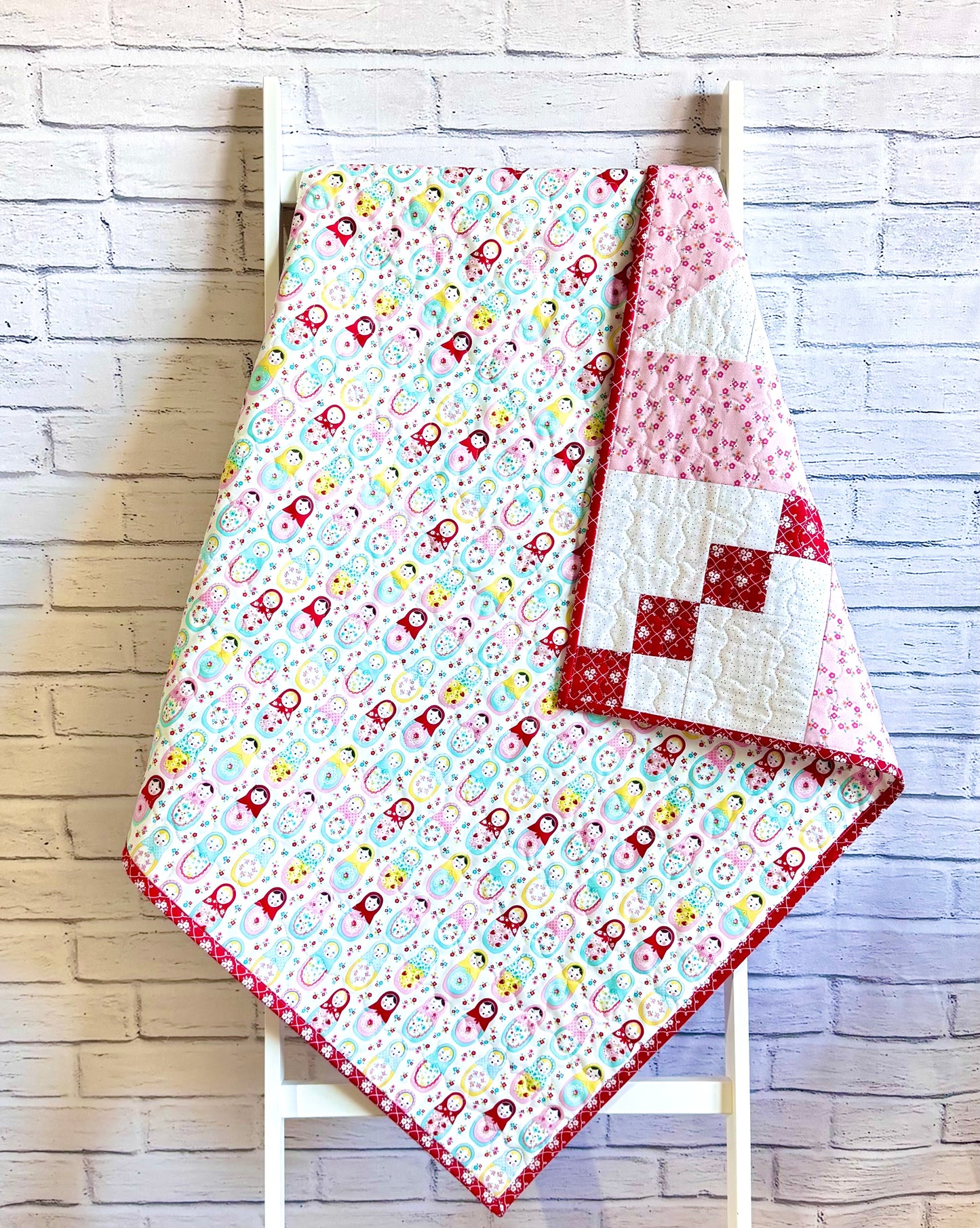 Super Star Baby Girl Quilt Kit - Market Day 36" x 36"