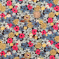 Cotton Kobayashi Cats & Flowers Japanese Broadcloth Fabric