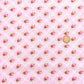 Freckles & Lollie Masie's Garden Floral Trellis Pink Rose fabric