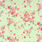 Kokka Sakura Cotton Sheeting Light Green Metallic Accent Japanese Fabric
