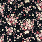 Kokka Sakura Cotton Sheeting Black Metallic Accent Japanese Fabric