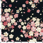 Kokka Sakura Cotton Sheeting Black Metallic Accent Japanese Fabric