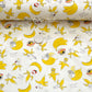 Cotton Kobayashi Cats and Bananas Ivory Japanese Fabric