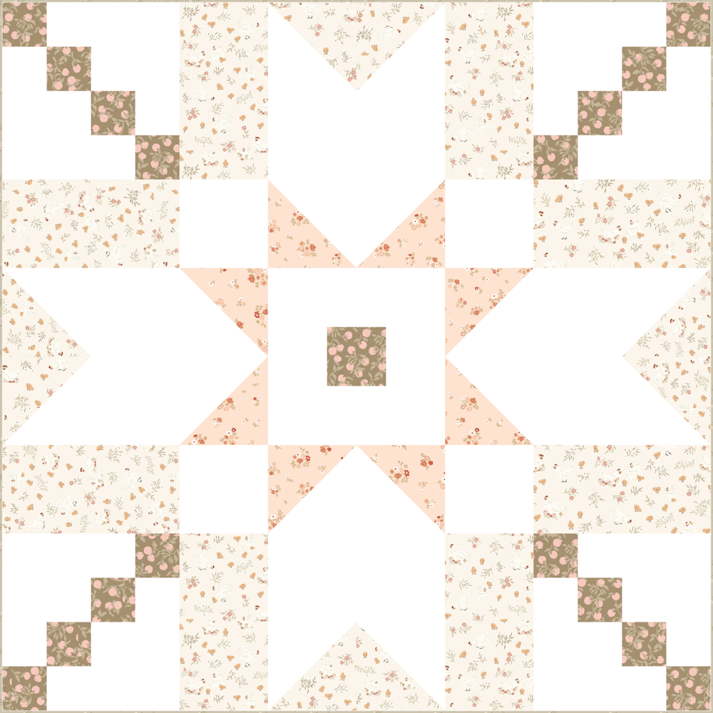 Super Star Baby Girl Quilt Kit 36" x 36" - Primrose and Parsley