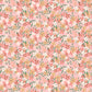 Painted Blossoms Pink Poppie Cotton Fabric