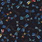 Japanese Fabric Dragonfly in Blue Sevenberry
