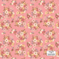 Nature Sings by Lori Woods Send Her Flowers Pink Poppie Cotton Fabric