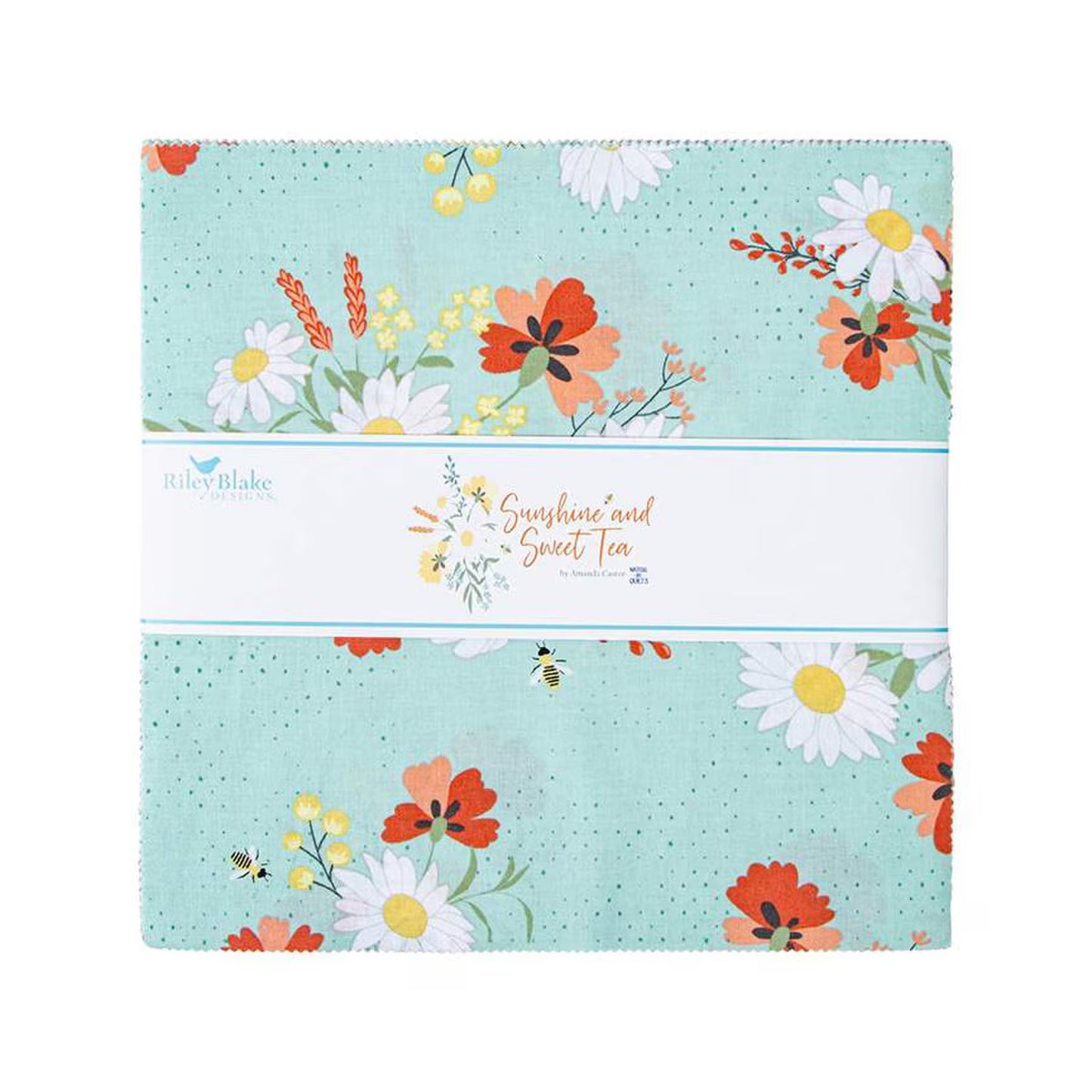 Sunshine and Sweet Tea collection by Amanda Castor 10" Stacker Riley Blake