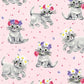 Remnant Furry Princess Michael Miller Fabrics 20"L