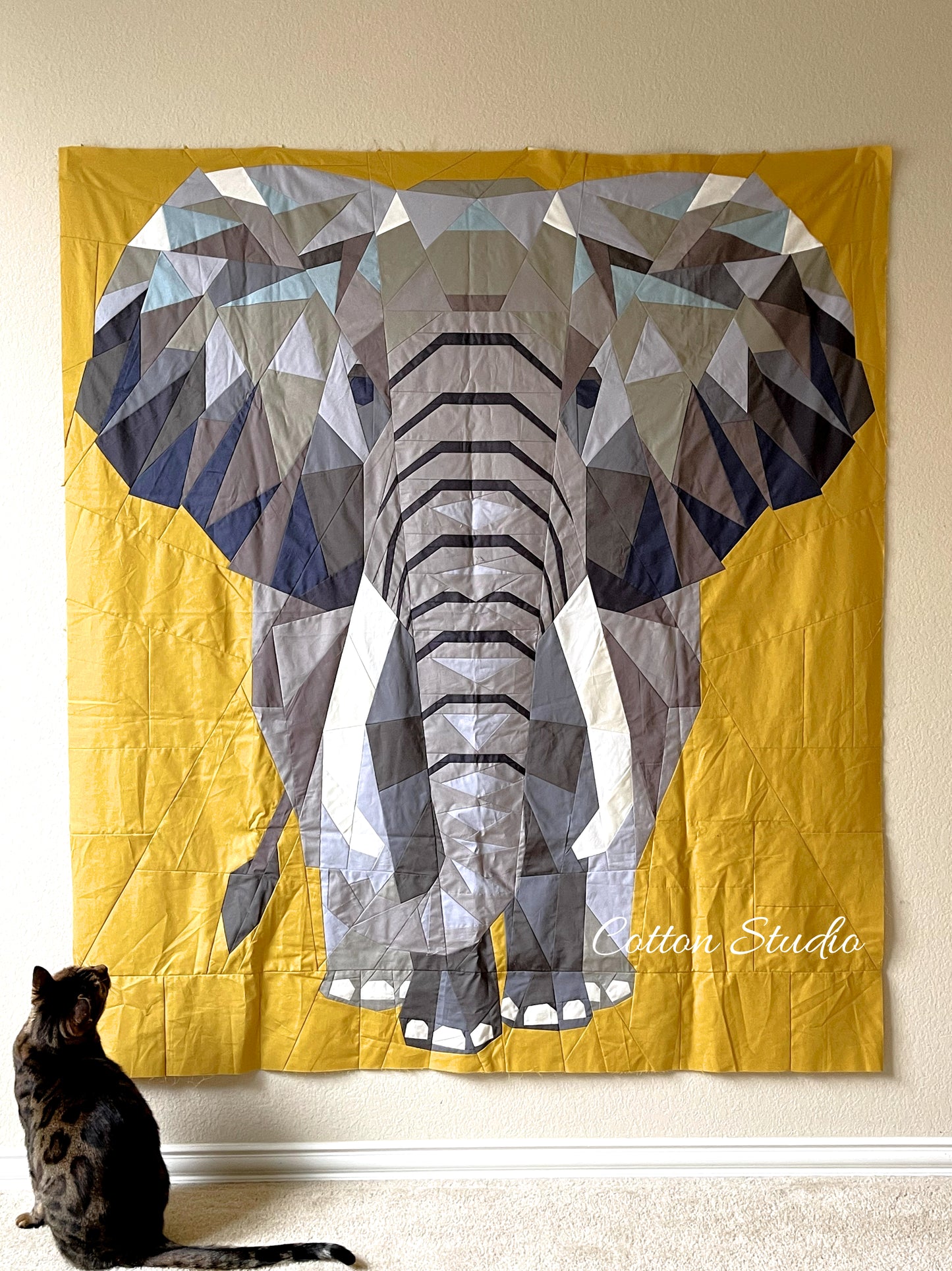 The Elephant Abstractions Quilt Kit