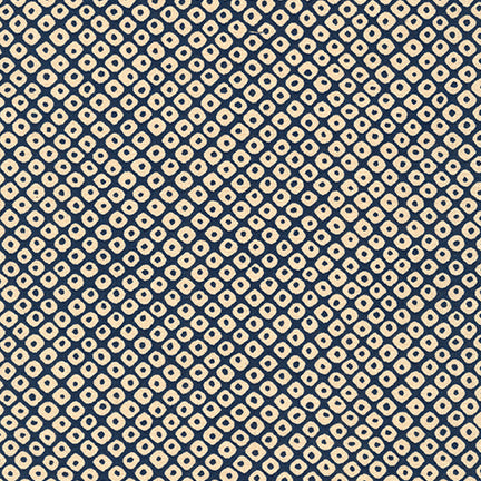 Japanese Fabric Traditional Kanoko Navy Blue Sevenberry