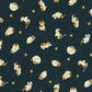 Japanese Fabric Cats in Navy Blue Sevenberry Kasuri
